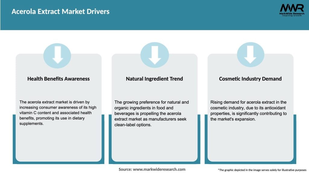 Acerola Extract Market Drivers