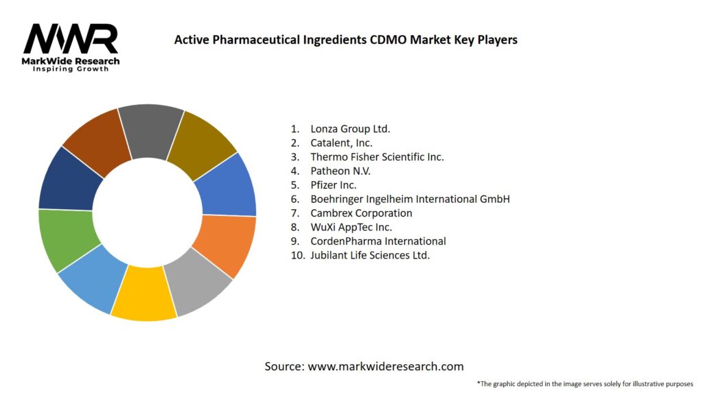 Active Pharmaceutical Ingredients CDMO Market Key Players