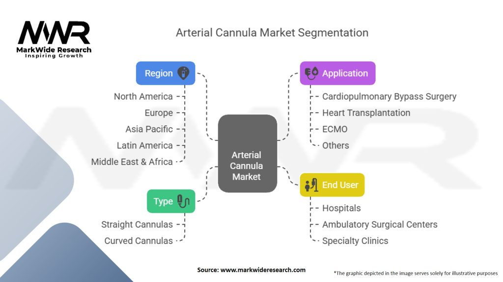 Arterial Cannula Market Segmentation