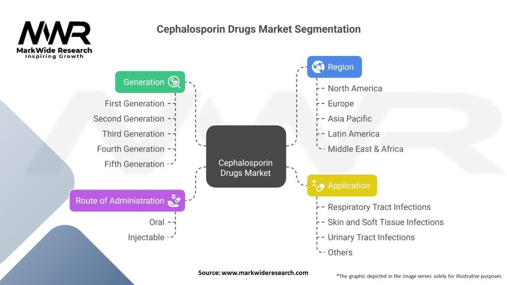 Cephalosporin Drugs Market Segmentation
