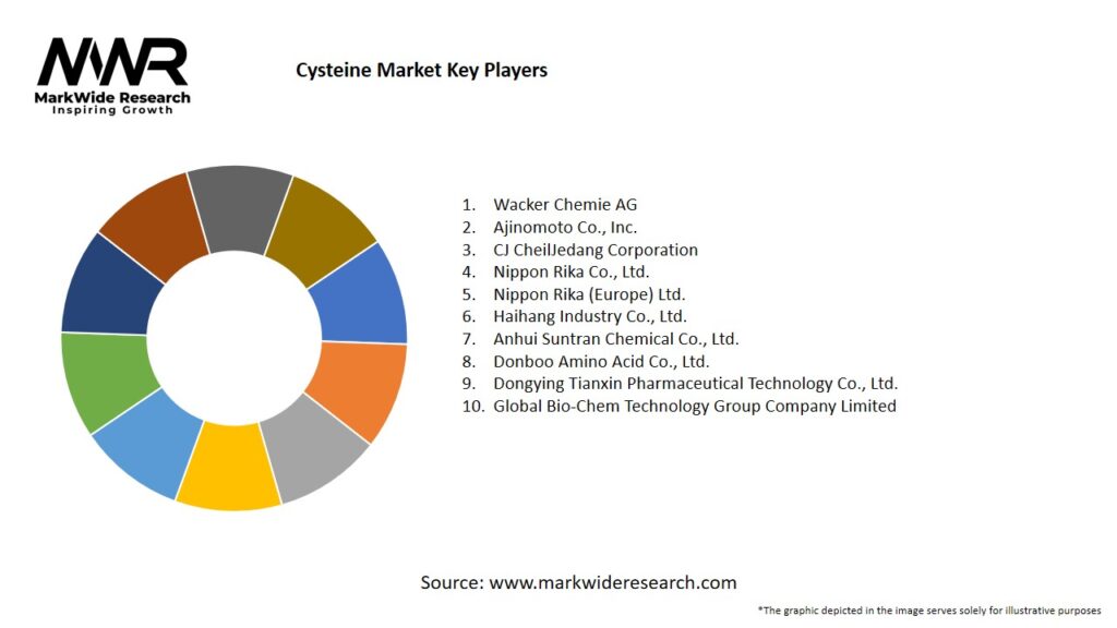 Cysteine Market Key Players