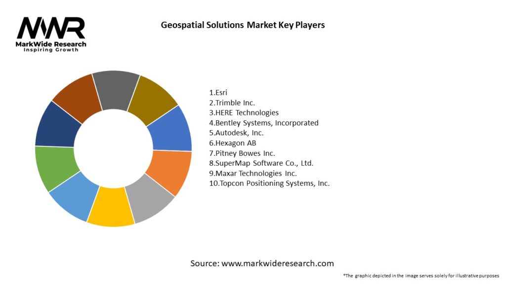 Geospatial Solutions Market Key Players