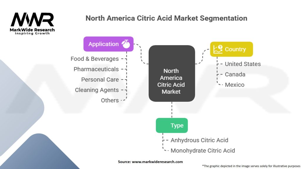 North America Citric Acid Market Segmentation