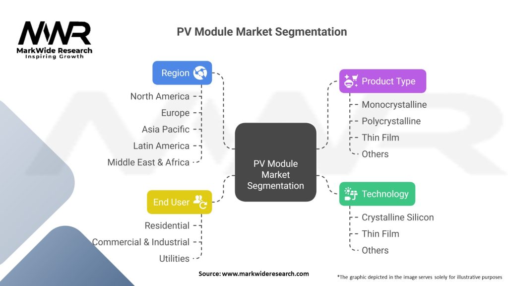 PV Module Market Segmentation