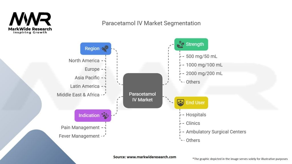 Paracetamol IV Market Segmentation