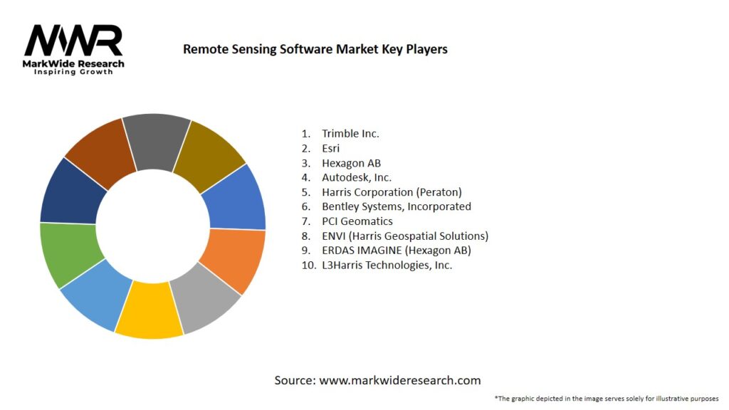Remote Sensing Software Market Key Players
