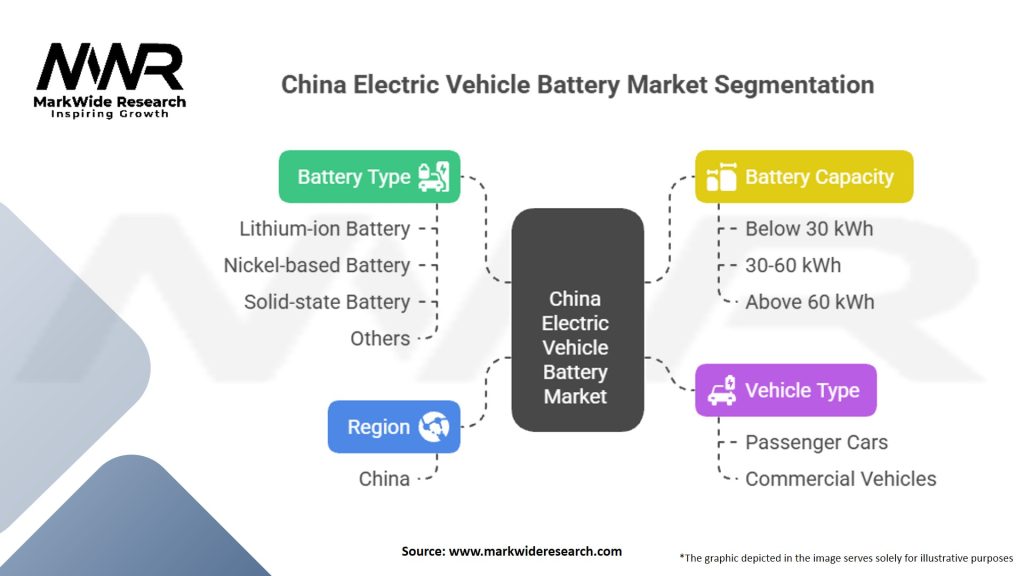 China Electric Vehicle Battery Market Segmentation