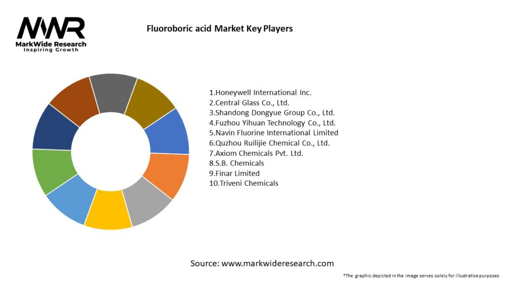 Fluoroboric acid Market Key Players