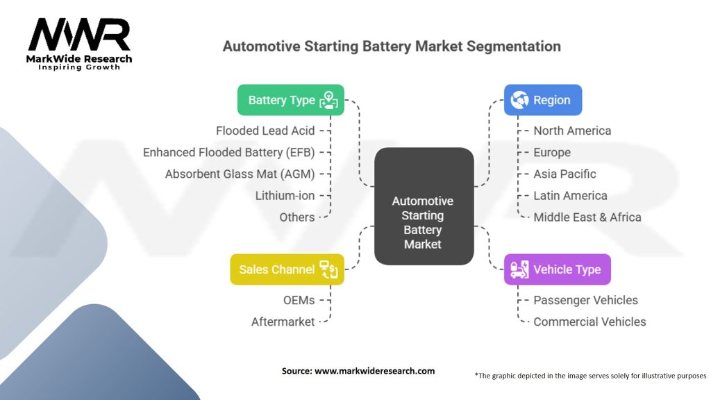 Automotive Starting Battery Market Segmentation