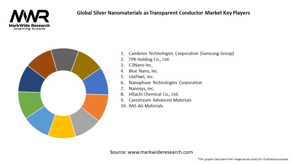 Global Silver Nanomaterials as Transparent Conductor Market Key Players