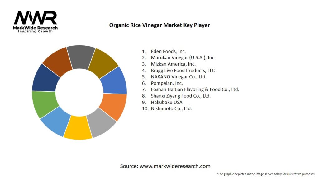 Organic Rice Vinegar Market Key Players