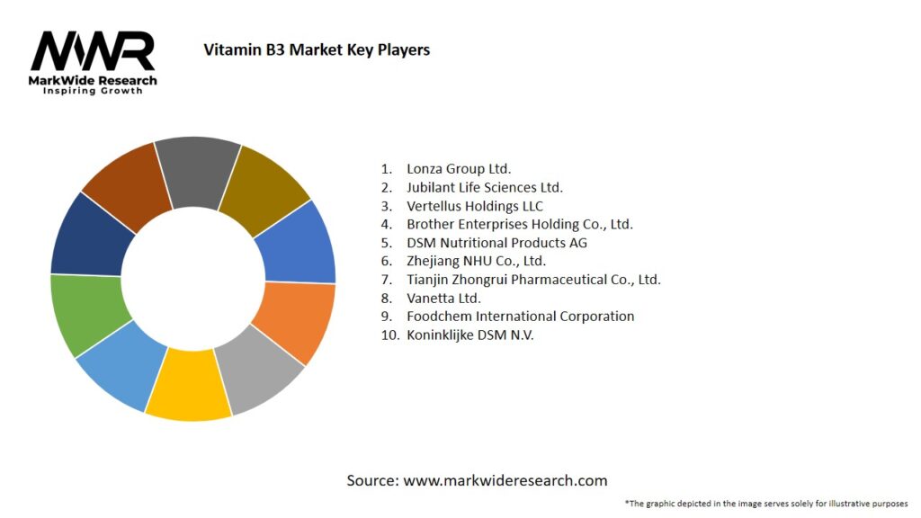 Vitamin B3 Market Key Players