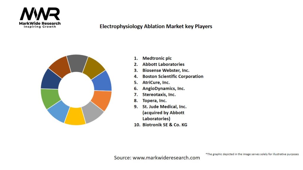 Electrophysiology Ablation market Key Players