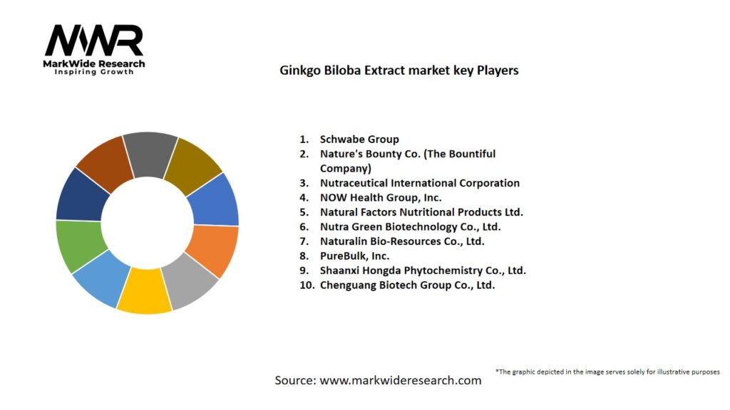 Ginkgo Biloba Extract market Key Players