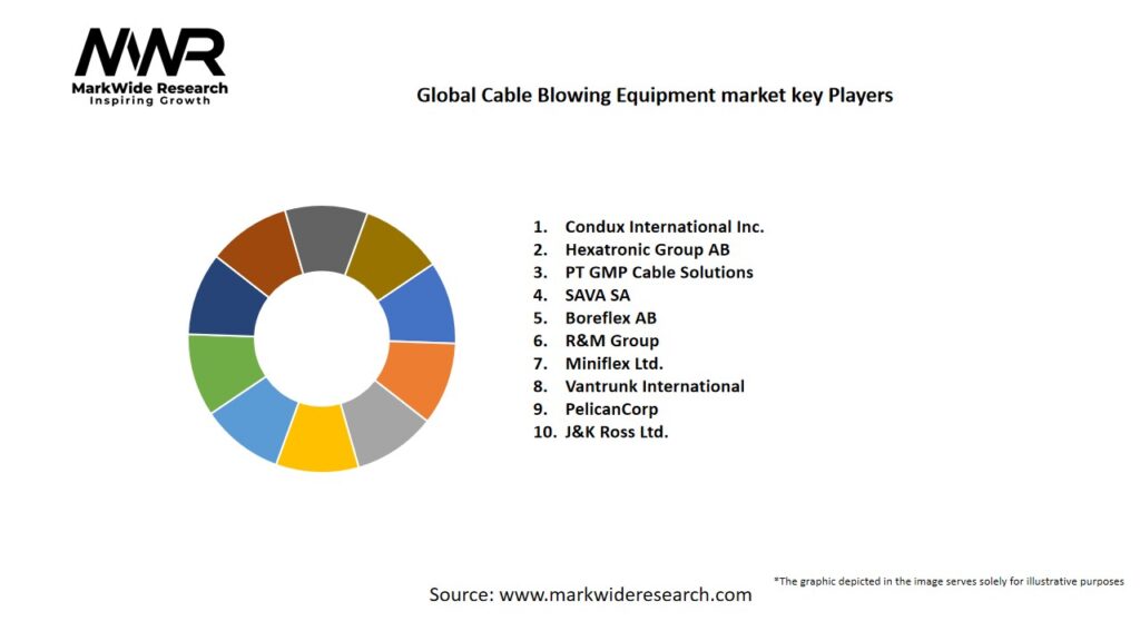 Global Cable Blowing Equipment market Key Players