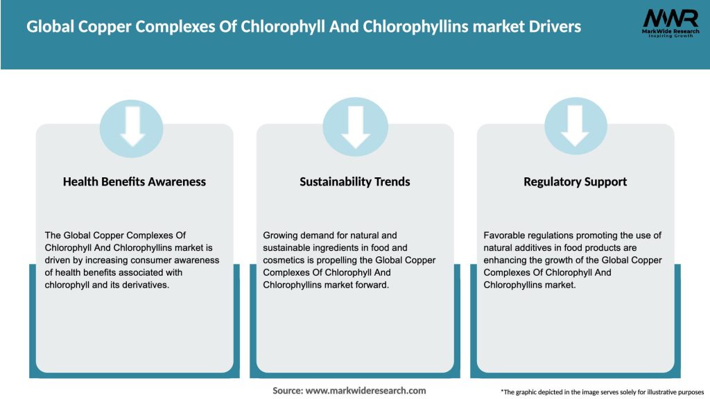 Global Copper Complexes Of Chlorophyll And Chlorophyllins market Drivers