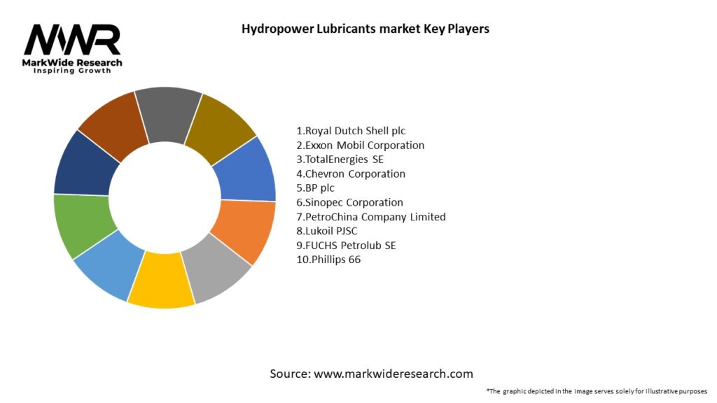 Hydropower Lubricants market Key Players