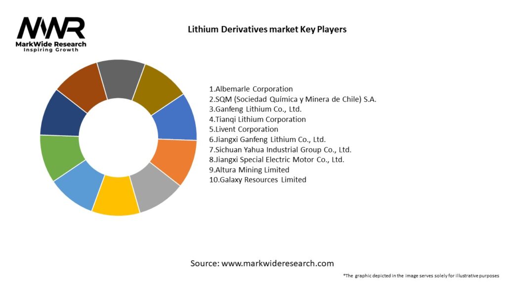 Lithium Derivatives market Key Players