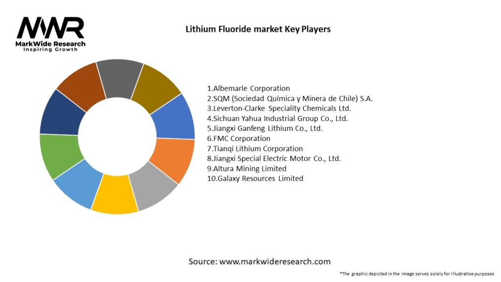Lithium Fluoride market Key Players
