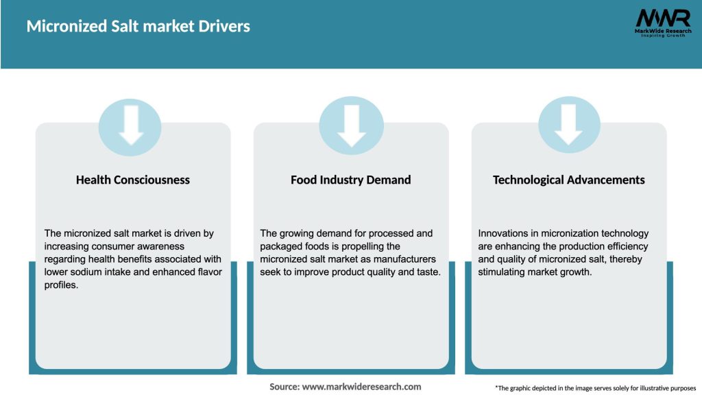 Micronized Salt market Drivers