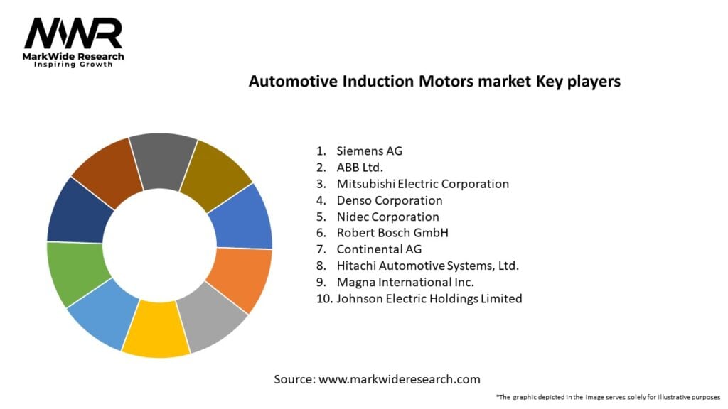 Automotive Induction Motors market Key Players