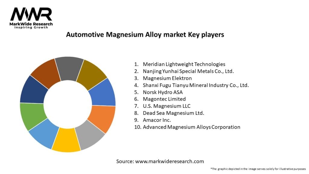 Automotive Magnesium Alloy market