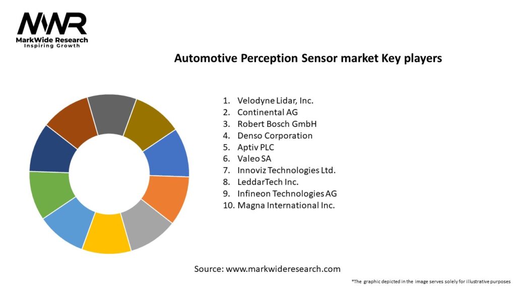 Automotive Perception Sensor market Key Players
