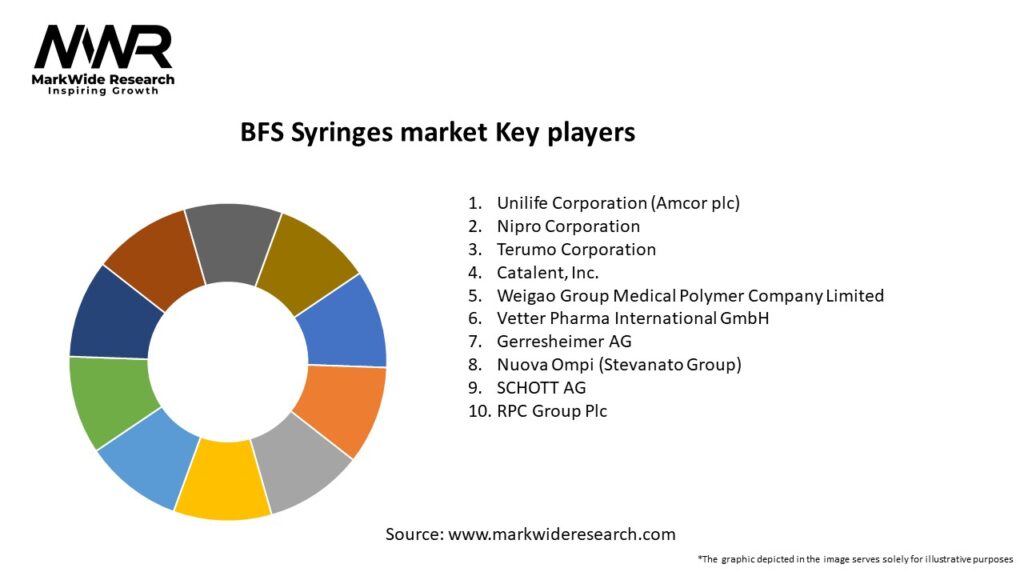 BFS Syringes market Key Players