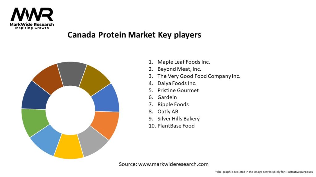 Canada Protein Market Key Players