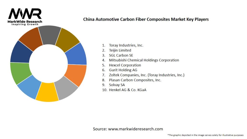 China Automotive Carbon Fiber Composites Market Key Players