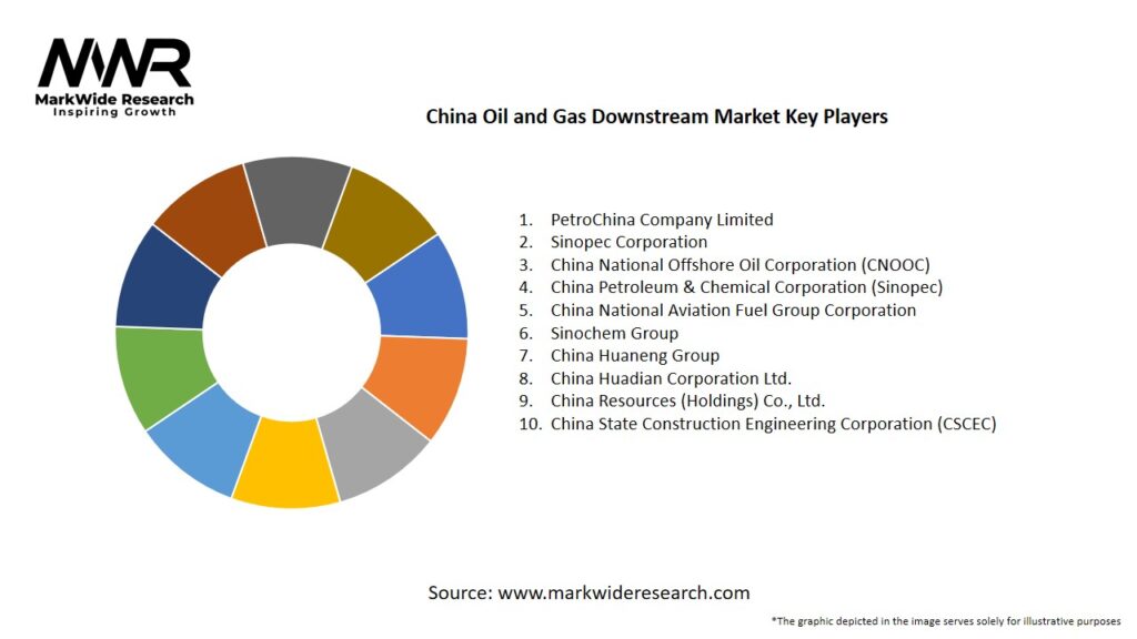 China Oil and Gas Downstream Market Key Players