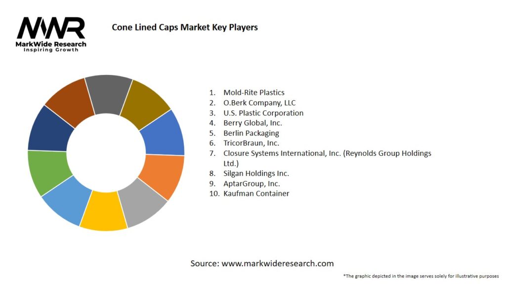 Cone Lined Caps market Key Players