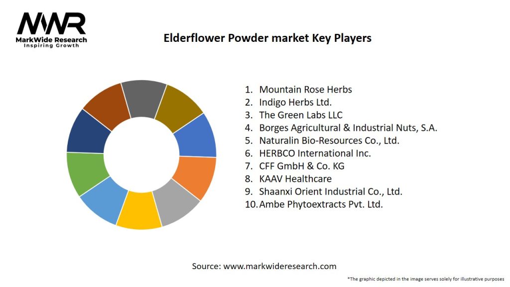 Elderflower Powder market Key Players