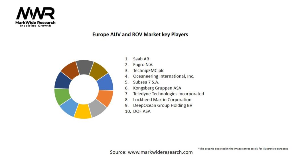 Europe AUV and ROV Market Key Players