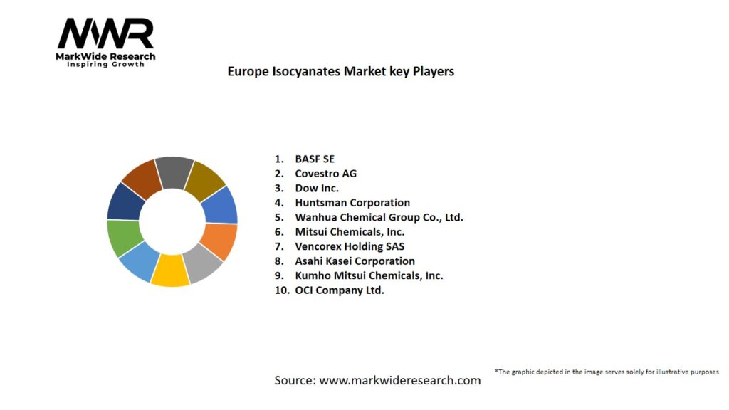 Europe Isocyanates Market Key Players