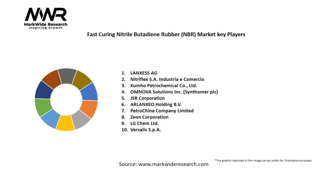 Fast Curing Nitrile Butadiene Rubber (NBR) Market Key Players
