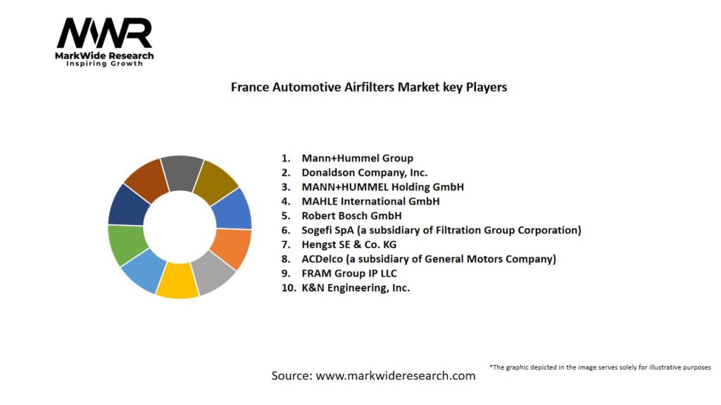 France Automotive Airfilters Market Key Players