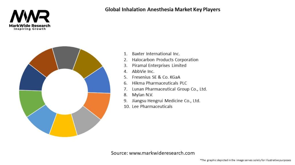 Global Inhalation Anesthesia Market Key Players
