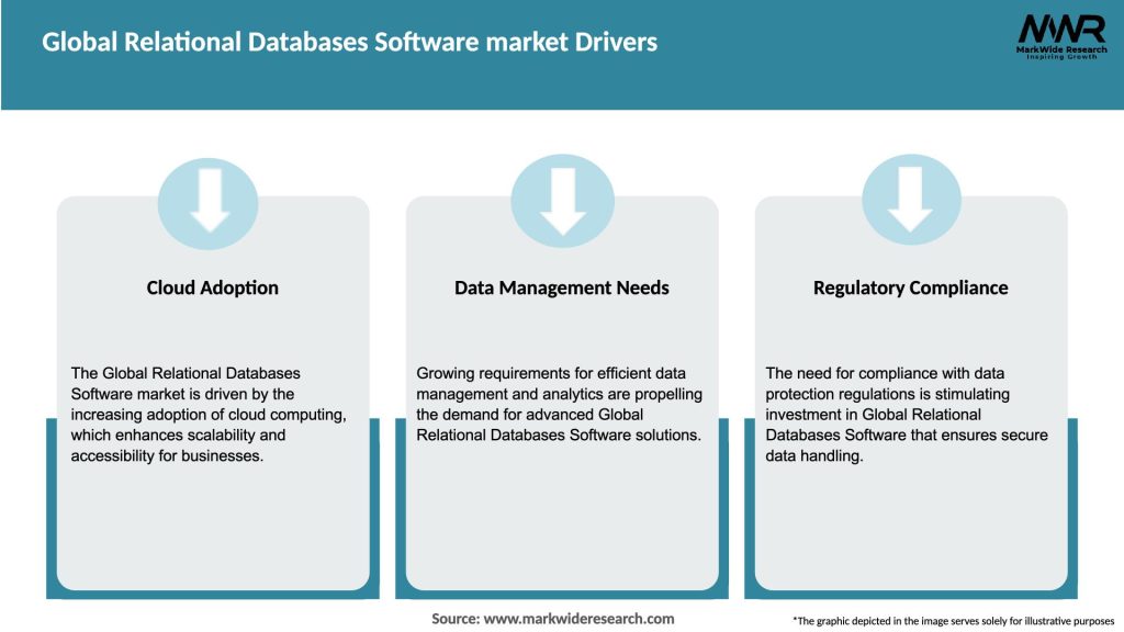 Global Relational Databases Software market Drivers