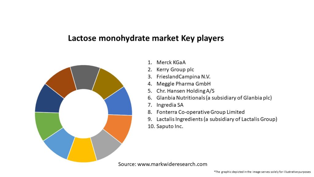Lactose monohydrate market Key Players