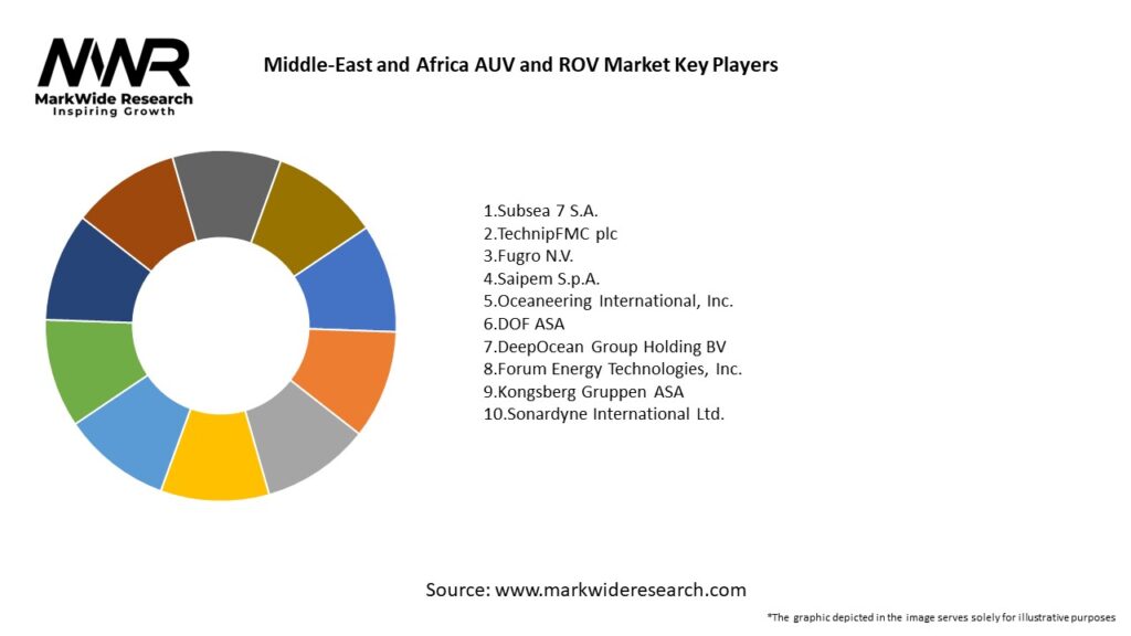 Middle-East and Africa AUV and ROV Market Key Players