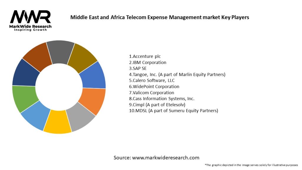 Middle East and Africa Telecom Expense Management market Key Players