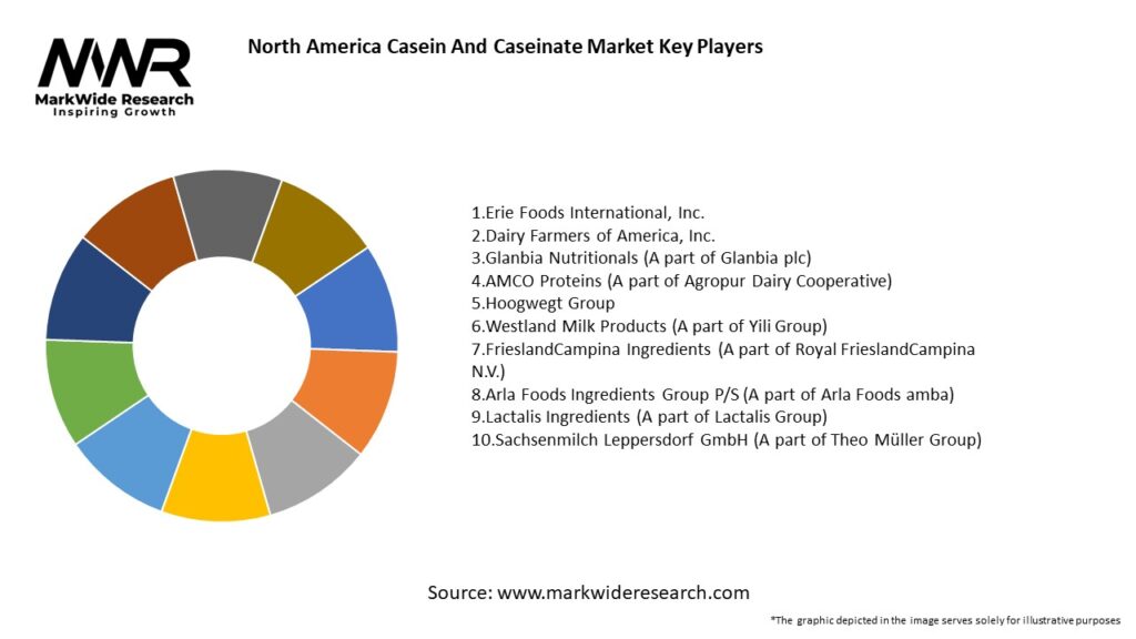 North America Casein And Caseinate Market Segmentation