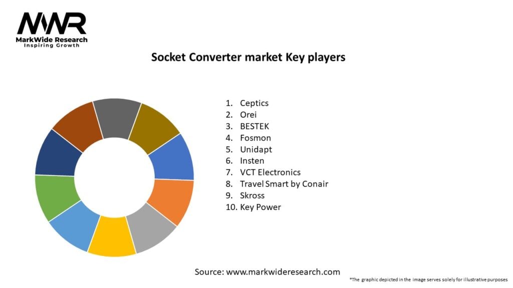 Socket Converter market Key Players