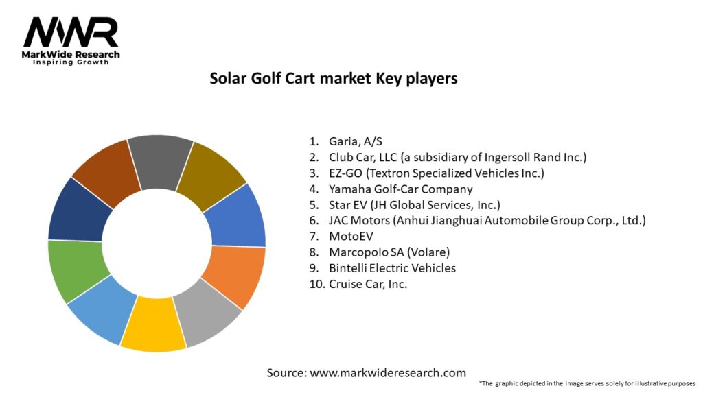 Solar Golf Cart market Key Players