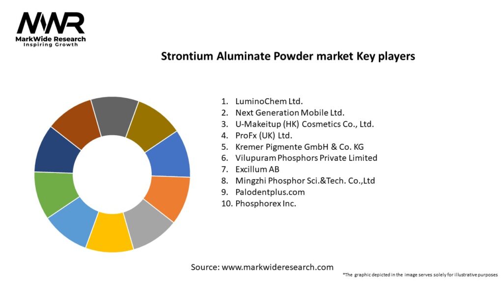 Strontium Aluminate Powder market Key Players
