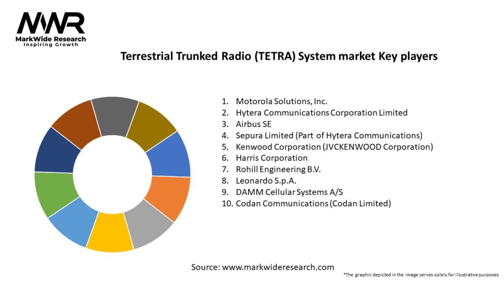 Terrestrial Trunked Radio (TETRA) System market