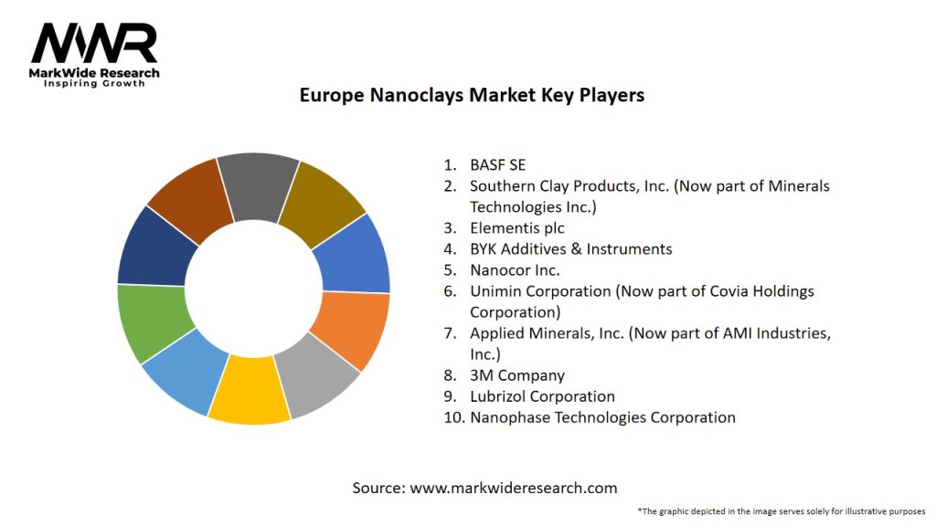 Europe Nanoclays Market Key Players