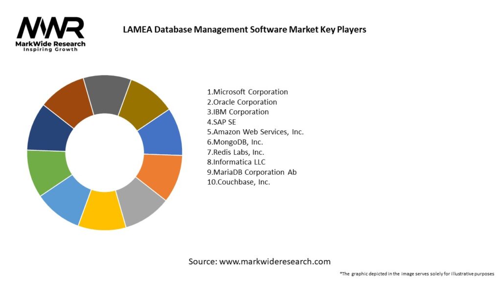 LAMEA Database Management Software Market Key Players