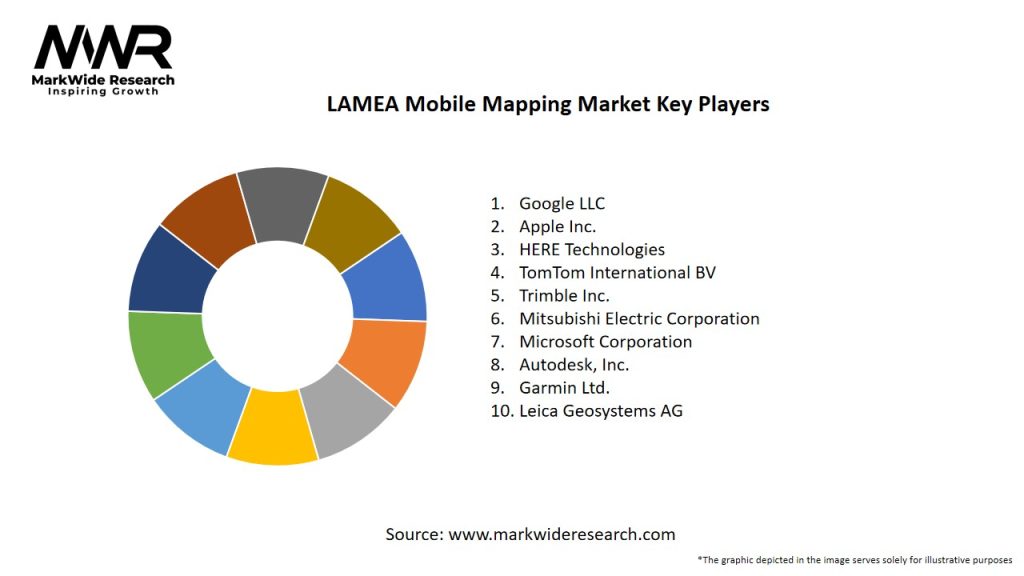 LAMEA Mobile Mapping Market Key Players
